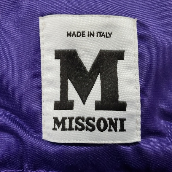 Missoni Halter Tie Purple Bow Front Dress Size 4 - Picture 7 of 8